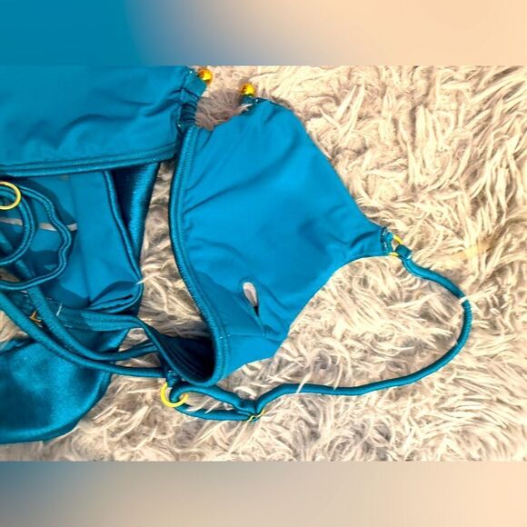 NWT LSPACE Toni Bikini Set Sz M Mediterranean - Picture 9 of 9